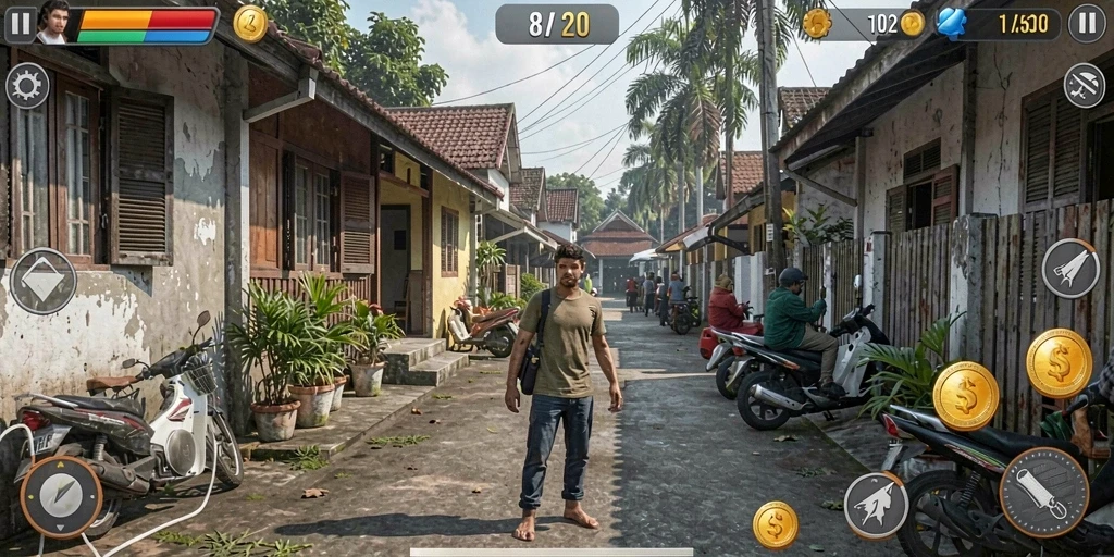 kagandan - Tangkapan layar karakter unik yang dapat dipilih dalam KAGANDAN.