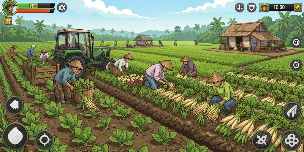 rp886 - Karakter yang bisa dipilih dengan kemampuan unik.